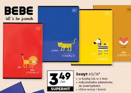 Biedronka Zeszyt a5 16 kratka Interdruk oferta