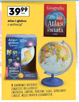 Atlas świata geografia + globus Demart