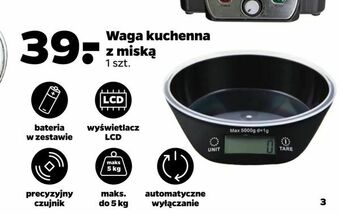 Waga kuchenna z miską