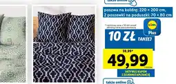 Lidl Komplet pościeli dwustronnej z mikrowłókna satynowego 220 x 200 + 2 70 80 cm Livarno Home oferta