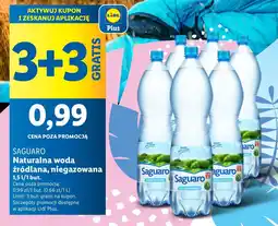 Lidl Woda niegazowana Saguaro oferta