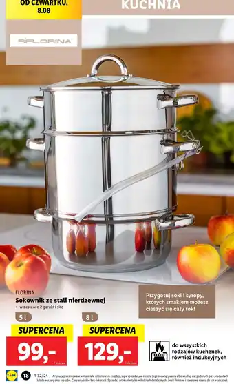 Lidl Sokownik nierdzewny 5 l Florina (Florentyna) oferta