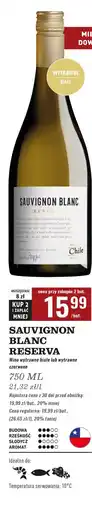 Biedronka Wino Sauvignon Blanc Reserva oferta