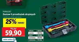 Lidl Przedłużki skrętne Parkside oferta