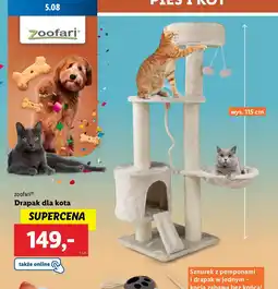Lidl Drapak dla kota Zoofari oferta