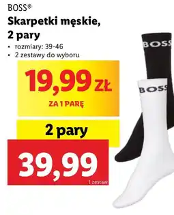 Lidl Skarpetki męskie 39-46 Hugo Boss oferta