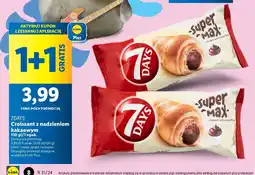 Lidl Rogal z nadzieniem kakaowym 7 Days Super Max oferta