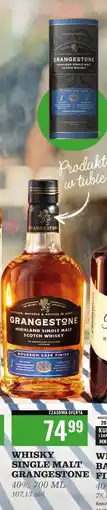 Biedronka Whisky tuba Grangestone Single Malt oferta