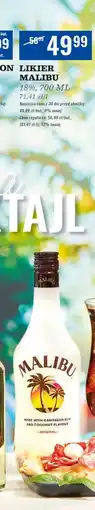 Biedronka Rum Malibu Caribbean oferta