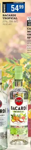 Biedronka Rum Bacardi Tropical oferta