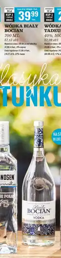 Biedronka Wódka Biały Bocian Vodka oferta