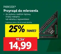 Lidl Ekierka z kątownikiem Parkside oferta