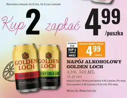 Biedronka Whisky + cola lime Golden Loch oferta