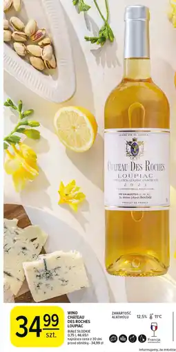 Carrefour Wino Chateau Des Rocher Loupiac oferta