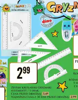 Dino Zestaw kreślarski Gryzmaki oferta