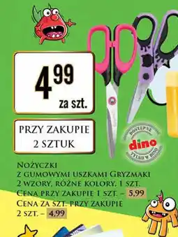 Nożyczki z gumowym uchwytem 15 cm Gryzmaki