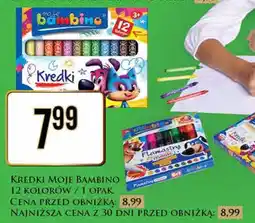 Dino Kredki 12 kolorów Moje Bambino oferta