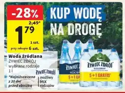 Intermarche Woda źródlana ŻYWIEC ZDRÓJ 1 l oferta
