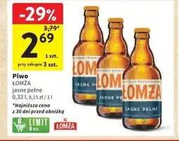 Intermarche Piwo ŁOMŻA 0,33 l oferta