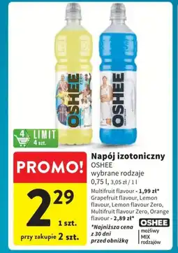 Intermarche Napój izotoniczny OSHEE 0,75 l oferta