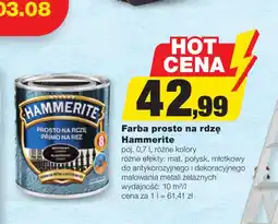Bricomarche Farba do malowania Hammerite oferta