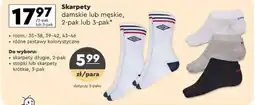 Biedronka Skarpety męskie Umbro oferta