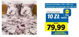 Lidl LIVARNO home Pościel z bawełny satynowej 220 x 200 cm / 70 x 80 cm oferta