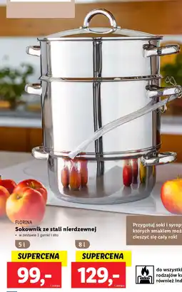 Lidl FLORINA Sokownik ze stali nierdzewnej 5 l oferta