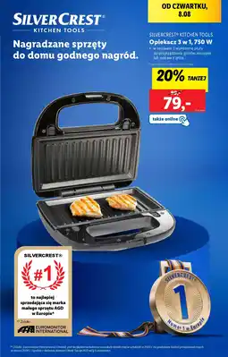 Lidl SILVERCREST® KITCHEN TOOLS Opiekacz 3 w 1, 750 W oferta
