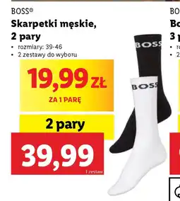 Lidl BOSS® Skarpetki męskie, 2 pary oferta