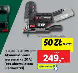 Lidl PARKSIDE PERFORMANCE® Akumulatorowa wyrzynarka 20 V, (bez akumulatora i ładowarki) oferta