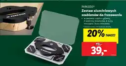 Lidl PARKSIDE® Zestaw aluminiowych szablonów do frezowania oferta