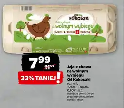 Netto Jaja z chowu na wolnym wybiegu Od Kokoszki, 10 szt. oferta