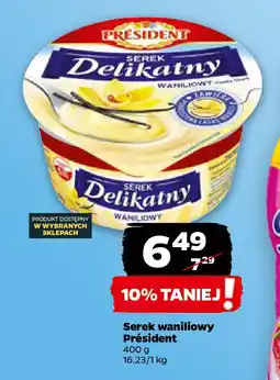 Netto Serek waniliowy Président, 400 g oferta