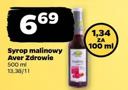Netto Syrop malinowy Aver Zdrowie, 500 ml oferta