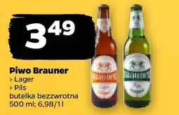 Netto Piwo Brauner, 500 ml oferta