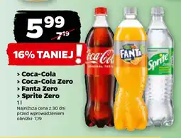 Netto Coca-Cola / Coca-Cola Zero / Fanta Zero / Sprite Zero, 1 l oferta