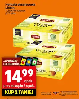 Delikatesy Centrum Herbata Lipton Yellow Label Tea oferta
