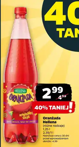 Netto Oranżada Hellena, 1,25 l oferta