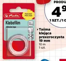 Netto Taśma klejąca przezroczysta 19 mm, 10 m oferta