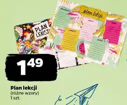 Netto Plan lekcji, szt. oferta