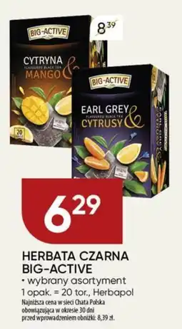 HERBATA CZARNA BIG-ACTIVE, 20 tor.