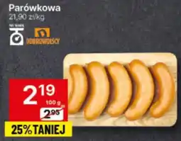 Delikatesy Centrum Parówkowa oferta