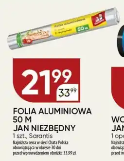 FOLIA ALUMINIOWA 50 M JAN NIEZBĘDNY, szt.