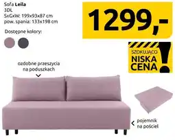 Black Red White sofa trzyosobowa Leila oferta