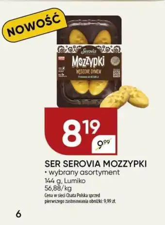 Chata Polska SER SEROVIA MOZZYPKI, 144 g oferta