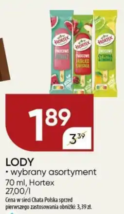Chata Polska LODY Hortex, 70 ml oferta