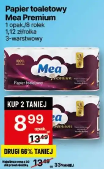 Delikatesy Centrum Papier toaletowy Mea Premium oferta