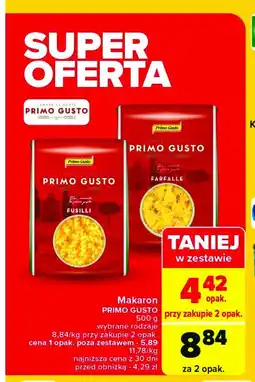 Carrefour Makaron farfalle Primo gusto oferta