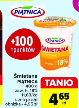 Carrefour Market Śmietana 18% Piątnica oferta